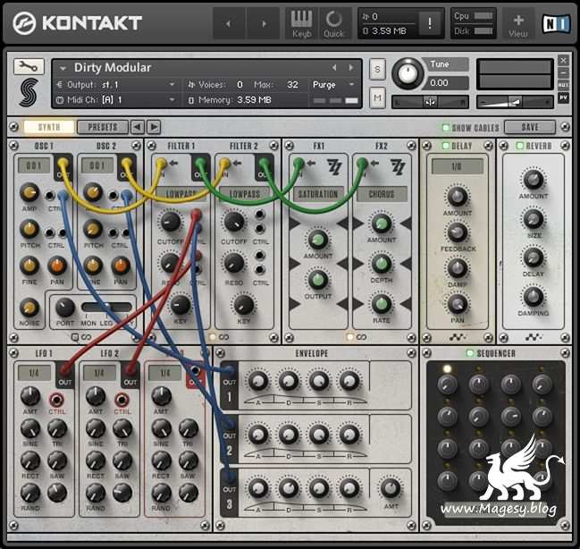 Dirty Modular KONTAKT-SYNTHiC4TE