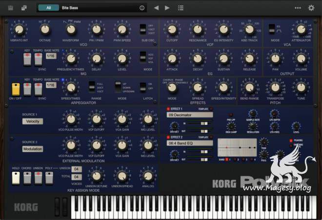 KORG Polysix v2.3.1 AAX VST2i STANDALONE WiN x64-RET