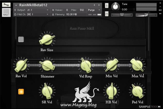 Rain Piano MkII KONTAKT