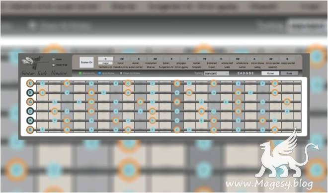 Guitar Scale Monitor For MAX 4 LiVE-FLARE