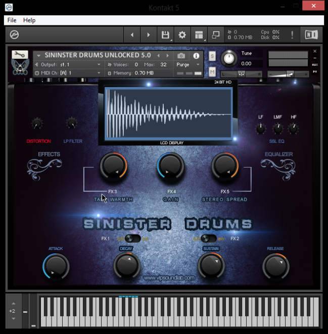 Sinister Drums HD SAMPLES KONTAKT