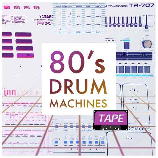 80s Tape Drum Machines WAV-UHUB