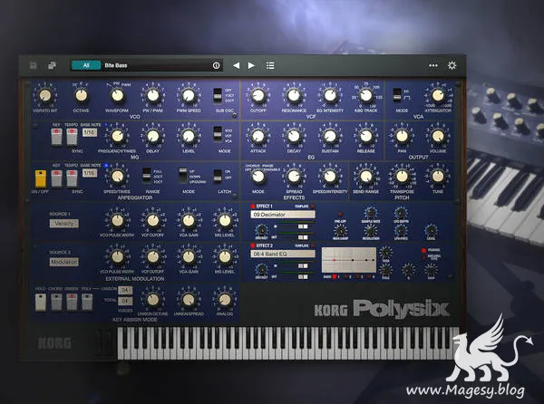 KORG Collection Polysix Explained TUTORiAL